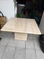 Travertin salontafel, Huis en Inrichting, Ophalen, Overige materialen, Gebruikt, 50 tot 100 cm