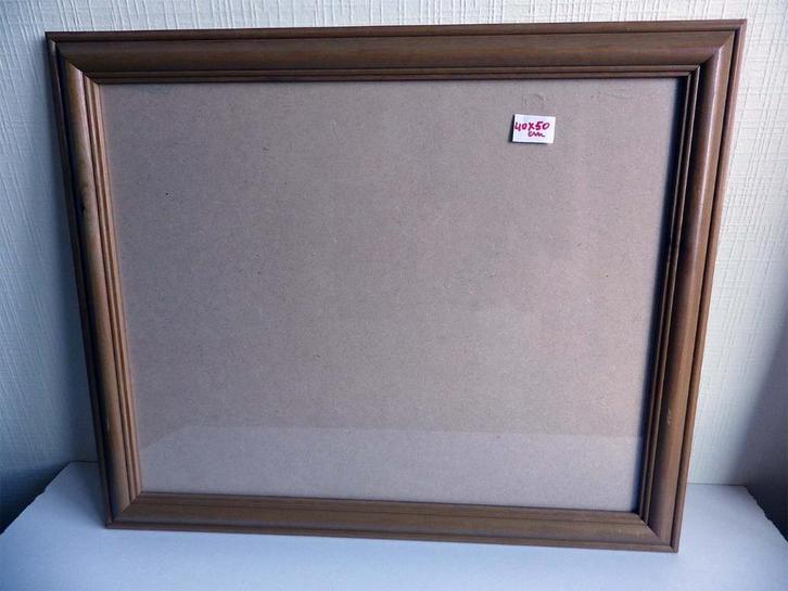 Houten Inlijstkaders: €.10,00 p/st., Huis en Inrichting, Woonaccessoires | Lijsten, Zo goed als nieuw, Ophalen