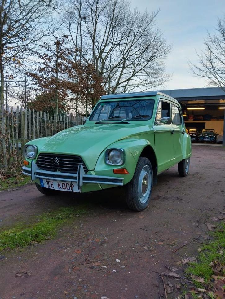 Citroën Dyane uit 1978 gekeurd voor verkoop, Auto's, Citroën, Bedrijf, 2CV, Benzine, Cabriolet, 5 deurs, Handgeschakeld, Groen