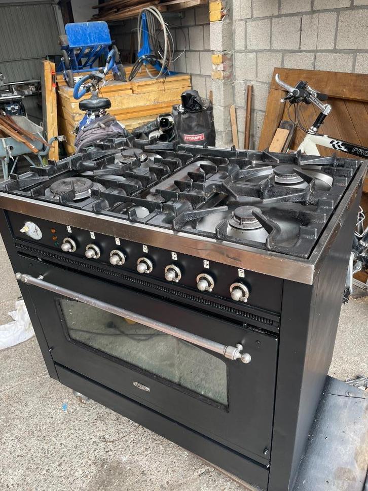 gasfornuis BORETTI 5 pits + Elec.oven .Gereviseerd, Elektronische apparatuur, Fornuizen, Refurbished, Vrijstaand, Gas, 5 kookzones of meer