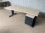 Wing Bureau TDS 180x100/80 cm | Ahorn Blad Grijs / Antraciet, Ophalen, In hoogte verstelbaar, Gebruikt, Bureau