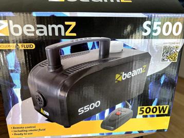 Rookmachine beaamt S500 + 5liter vloeistof, Enlèvement, Comme neuf, Détecteur de fumée