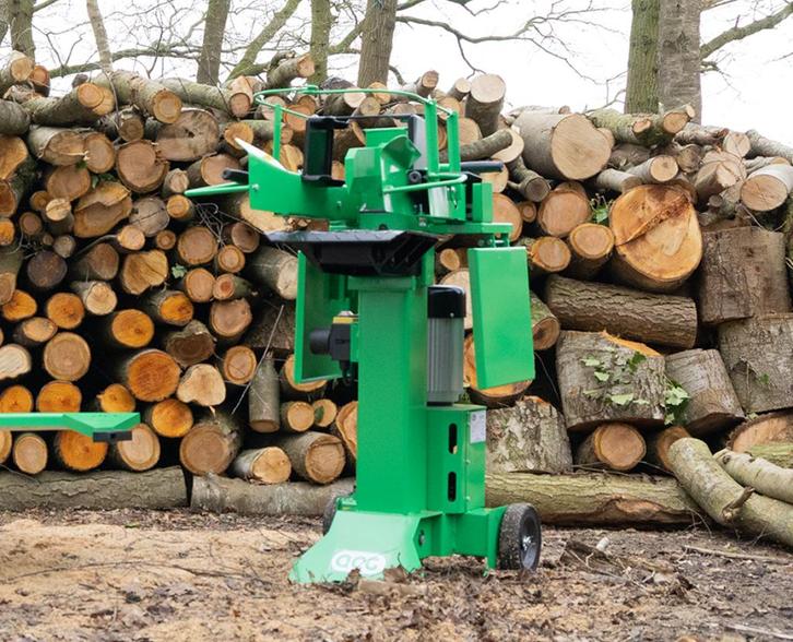 8 ton, ACG, houtkliever, kliever, kliefmachine, houtklover, Tuin en Terras, Kloofmachines, Nieuw, Staand, Elektrisch, Ophalen of Verzenden