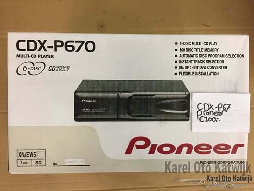 Pioneer CDX-P670 Multi-Cd player, Autos : Divers, Autoradios, Enlèvement ou Envoi