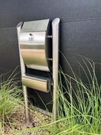 Brievenbus inox, Ophalen, Gebruikt, Inox, Staande brievenbus