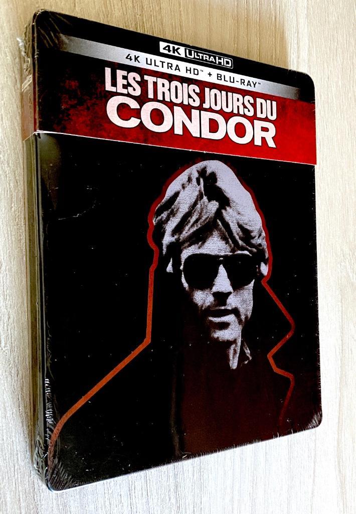 SIX DAYS OF THE CONDOR // "STEELBOOK" 4KUHD "LIMITED" Editie, Cd's en Dvd's, Blu-ray, Nieuw in verpakking, Thrillers en Misdaad