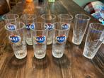 9 bierglazen Maes bier biere, Verzamelen, Ophalen of Verzenden