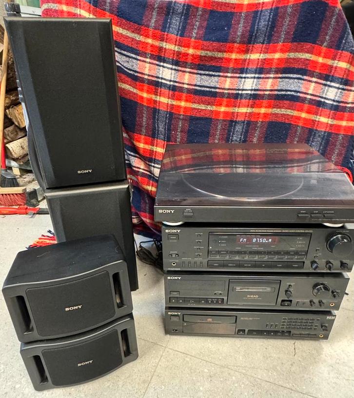 Chaine hifi sony platine k7 cd tuner receiver, TV, Hi-fi & Vidéo, Chaîne Hi-fi, Utilisé, Lecteur CD, Sony, Enlèvement
