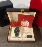 Patek Philippe Nautilus Zwart, Handtassen en Accessoires, Horloges | Heren, Staal, Staal, Polshorloge, Nieuw