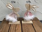 HOUT DECO PASEN 174-175 HAZEN OSTERN NIEUW, Diversen, Pasen, Ophalen of Verzenden, Nieuw