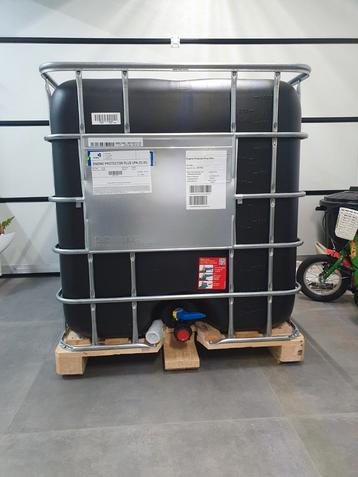 Zwarte IBC tonnen van 1000L met kraan. Levering mogelijk, Enlèvement ou Envoi, Comme neuf