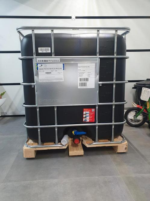 Zwarte IBC tonnen van 1000L met kraan. Levering mogelijk, Tuin en Terras, Regentonnen, Zo goed als nieuw, Ophalen of Verzenden