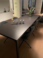 MDF Italia tafel Tense Zwart design, 200 cm of meer, 100 tot 150 cm, Design, Rechthoekig