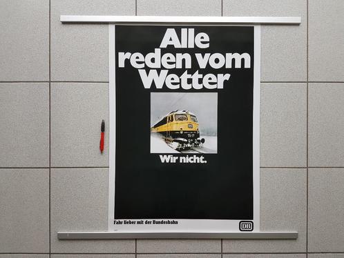 Poster Treinen - Duitse Spoorwegen - Winter, Verzamelen, Posters, Nieuw, Reclame, Deurposter of groter, Rechthoekig Staand, Ophalen of Verzenden