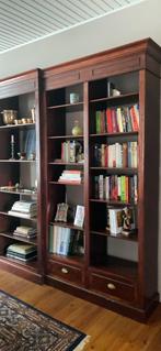 Bibliotheek in vol hout 326 cm lengte, Ophalen