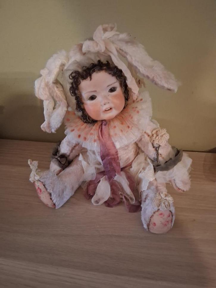 Nieuw handgemaakte pop met porseleinen hoofd, Verzamelen, Poppen, Nieuw, Pop, Ophalen