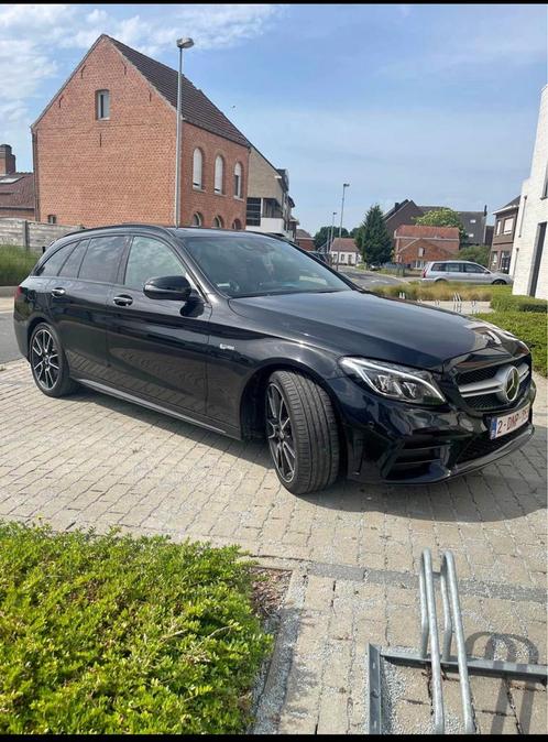Mercedes C43 AMG 4x4 (Full option), Auto's, Mercedes-Benz, Particulier, AMG GT, Euro 5, 4 deurs, Automaat, Zwart, Zwart, Leder