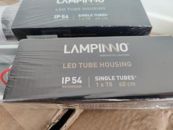 LED TL T8 IP54 armaturen 60cm - 16 stuks beschikbaar voor biedingen