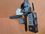 Kettingzaag op batterij + grasmachine, Ophalen, Nieuw