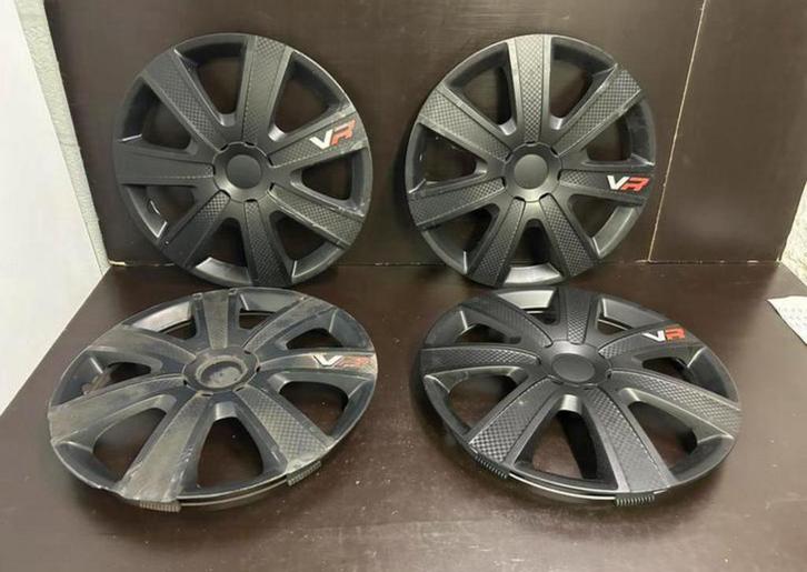 4 universele 15" wieldoppen superprijs 5€/4, Auto diversen, Wieldoppen, Gebruikt, Ophalen of Verzenden