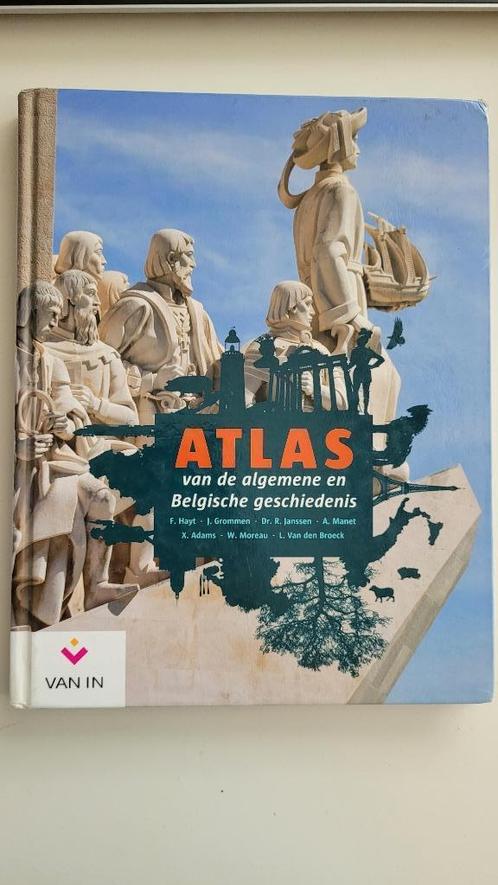 Atlas van de algemene en Belgische geschiedenis, Livres, Livres scolaires, Utilisé, Histoire, Secondaire, Enlèvement ou Envoi