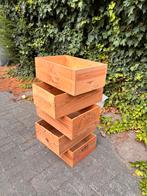 5 wijnkistjes te koop, Huis en Inrichting, Woonaccessoires | Krantenbakken en Lectuurbakken, Ophalen
