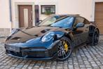 Porsche 911 (992) Turbo S/SportDesign/Inno/360/Lift/Burmeste, Carnet d'entretien, Cuir, Noir, Automatique