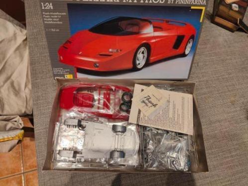 Revell Ferrari Mythos 1:24 modelbouwkit – compleet & ongebou, Hobby en Vrije tijd, Modelauto's | 1:24, Motor, Revell, Ophalen of Verzenden