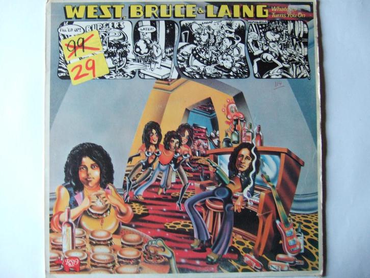 Lp van "West,Bruce & Laing" "Whatever turns you on", Cd's en Dvd's, Vinyl | Rock, Ophalen of Verzenden