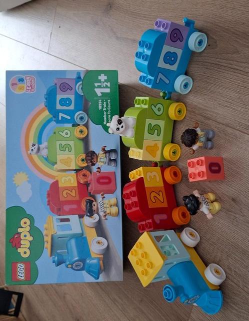 Lego Duplo, het treintje, leer tellen, Kinderen en Baby's, Speelgoed | Duplo en Lego, Zo goed als nieuw, Duplo, Complete set, Ophalen of Verzenden