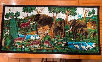 Magnifique batik original du Sri Lanka, Neuf, Enlèvement, Autres types, 75 cm ou plus