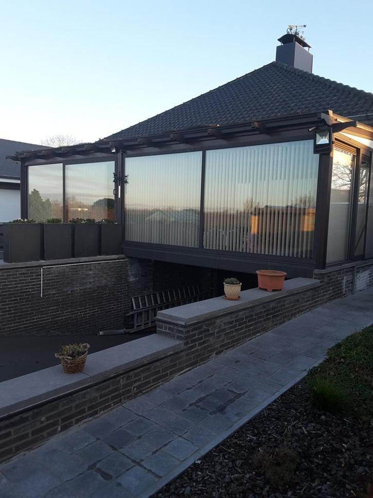 Veranda in dubbel glas - overkapping 9 x 3 meter, Tuin en Terras, Overkappingen, Ophalen