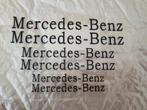 Set van 6x Mercedes remklauw cover stickers > zwart of wit, Auto diversen, Autostickers, Ophalen of Verzenden