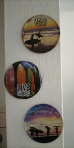 Onderzetters surf, 6 stuks, Ophalen, Zo goed als nieuw