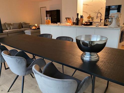 Vergader - Eet tafel Heer Mesa Nero, Huis en Inrichting, Tafels | Eettafels, Nieuw, 50 tot 100 cm, 200 cm of meer, Vijf personen of meer