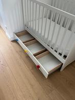 IKEA GONATT lit bébé avec tiroirs, Kinderen en Baby's, Kinderkamer | Bedden, Ophalen, Gebruikt, Minder dan 140 cm, Matras