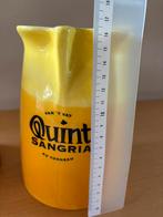 6 glazen quint sangria 19cm hoog en kan quint 16cm hoog, Ophalen of Verzenden