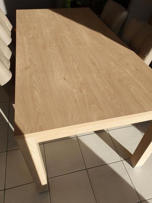 Eetkamer tafel meubelplaat hout melamine. Eiken look 180cm, Maison & Meubles, Tables | Tables à manger, Utilisé, 50 à 100 cm, 150 à 200 cm