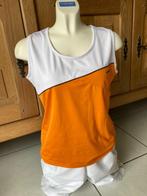 sporttenue ( top + short ) wit-oranje voor vrouwen, Vêtements | Femmes, Vêtements de sport, Head, Taille 38/40 (M), Orange, Envoi