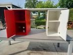 Bureau 150cm met 2 bergkastjes in nette staat, Ophalen, Gebruikt, Bureau