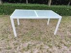 Tafel 150 cm met glazen blad, nieuw, Huis en Inrichting, Tafels | Eettafels, Ophalen, Nieuw, Vijf personen of meer, Rechthoekig