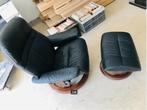 stressless relaxzetel zwarte, Huis en Inrichting, Ophalen, Gebruikt