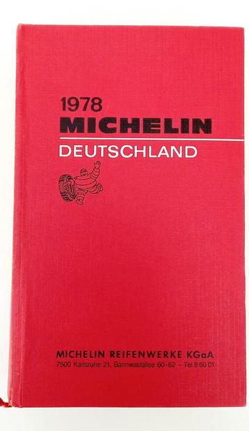 MICHELIN Rode gids Deutschland.HOTELS/RESTAURANTS 1978.Reisg