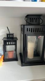 Ikea lantaarn, Maison & Meubles, Accessoires pour la Maison | Bougeoirs & Bougies, Noir, Enlèvement ou Envoi