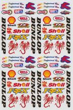 Modelbouw sponser stickervel [Shell, Dunlop, Bell] #10, Envoi, Neuf