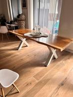 Table en bois provenant d’un tronc d’arbre, Maison & Meubles, Comme neuf, Rectangulaire, Autres matériaux, 75 cm ou plus