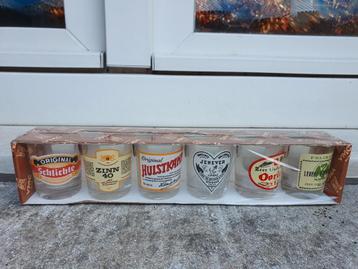 VMC Reims Schnaps caravelle millésimé. 6 verres à liqueur, Enlèvement ou Envoi