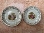 Deux belles assiettes en porcelaine - Johann Kronester Bavar, Enlèvement ou Envoi