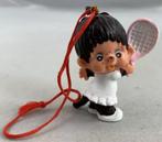 Monchhichi Sekinuchi 1979 Mattel Mini figuur Tennis Vintage, Verzamelen, Poppetjes en Figuurtjes, Verzenden, Zo goed als nieuw