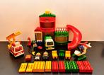 Duplo vintage set 2811 Rescue Station brandweer, politie, Ophalen of Verzenden, Gebruikt, Complete set, Duplo